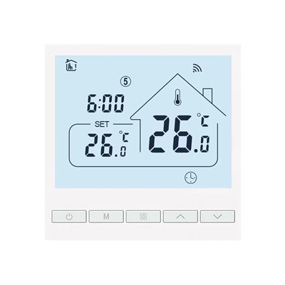 Loj Screen Hluav Taws Xob thiab Dej Underfloor Thermostat TOL47